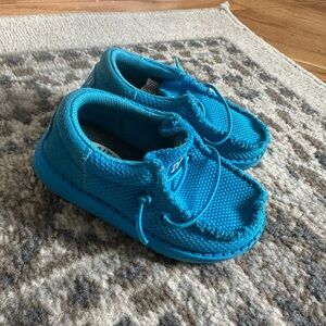 Hey Dude toddler funk mono electric blue